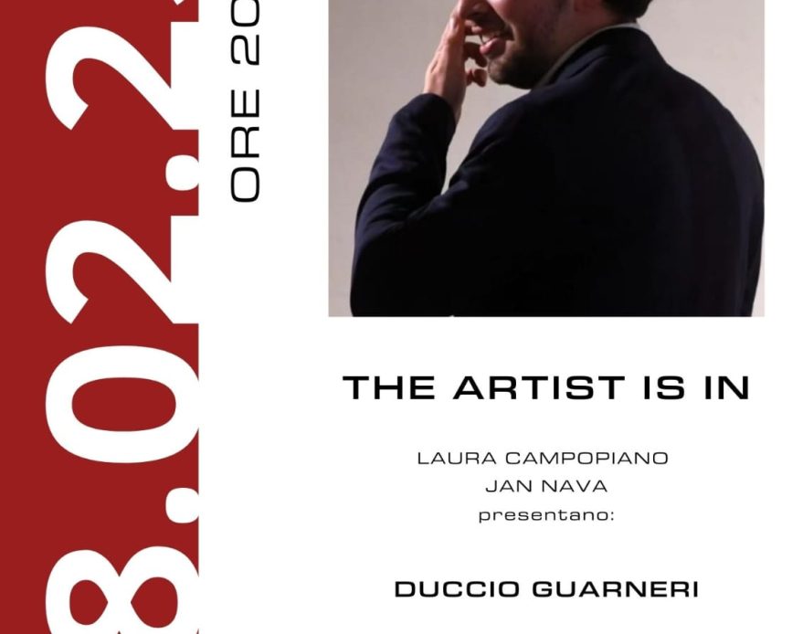 The Artist Is In – Intervista Duccio Guarneri